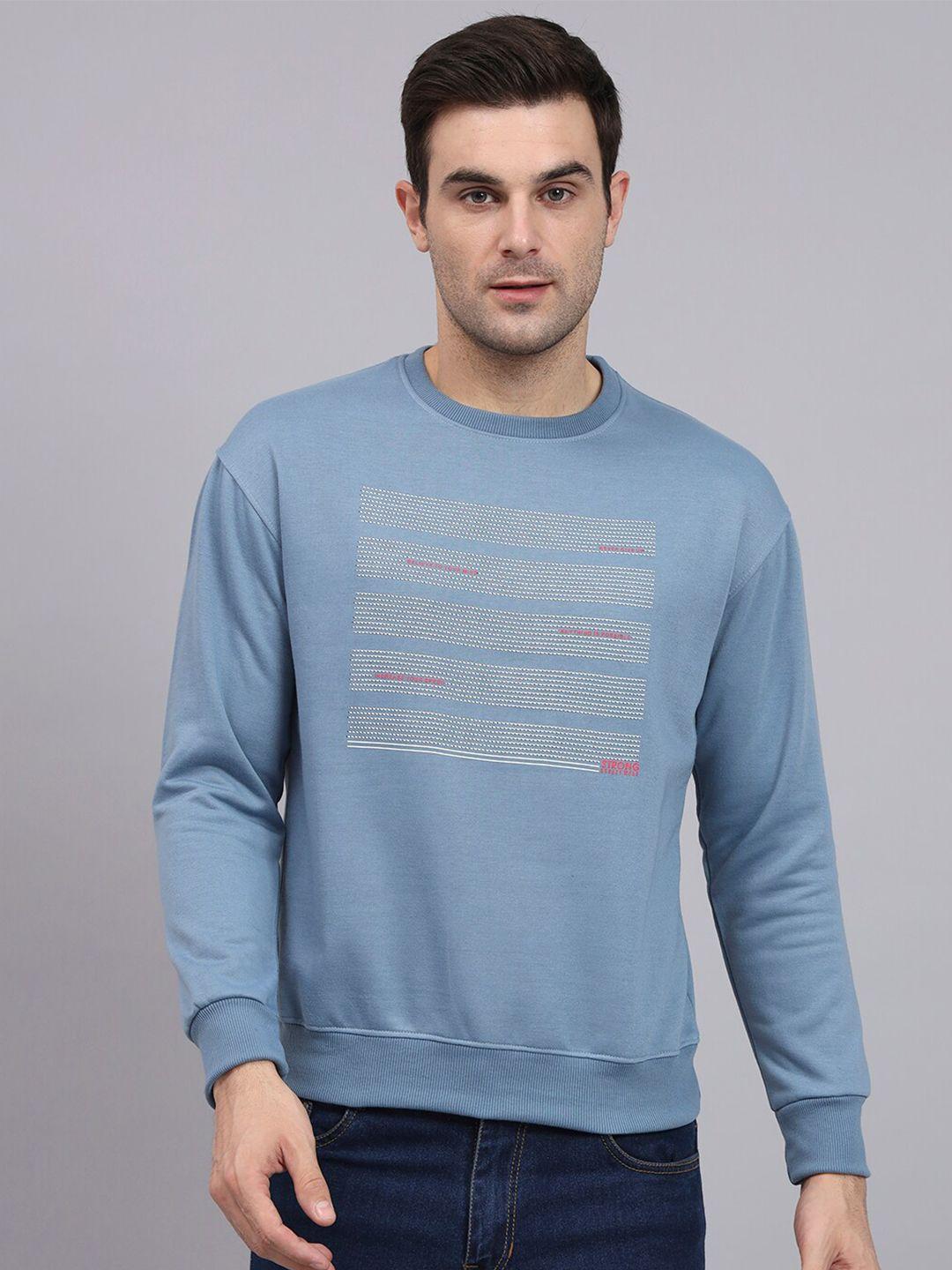 obaan graphic printed cotton pullover sweatshirt