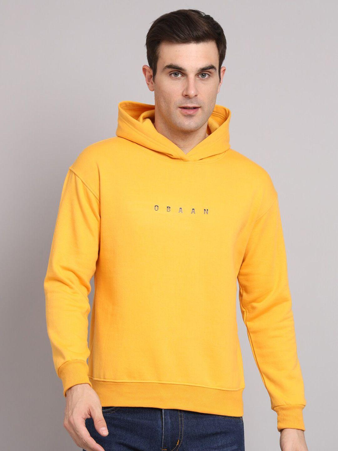 obaan hooded pullover cotton sweatshirt