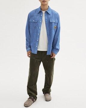 observed by us chambray shirt