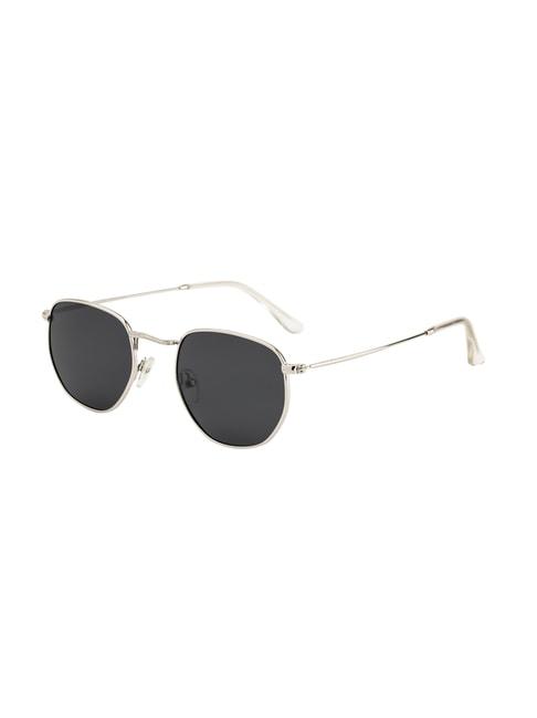 oceanides grey round unisex sunglasses
