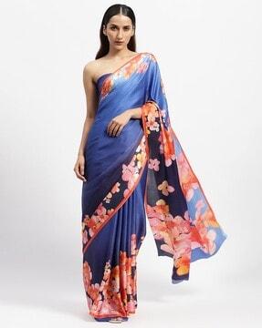 oceans bounty printed saree