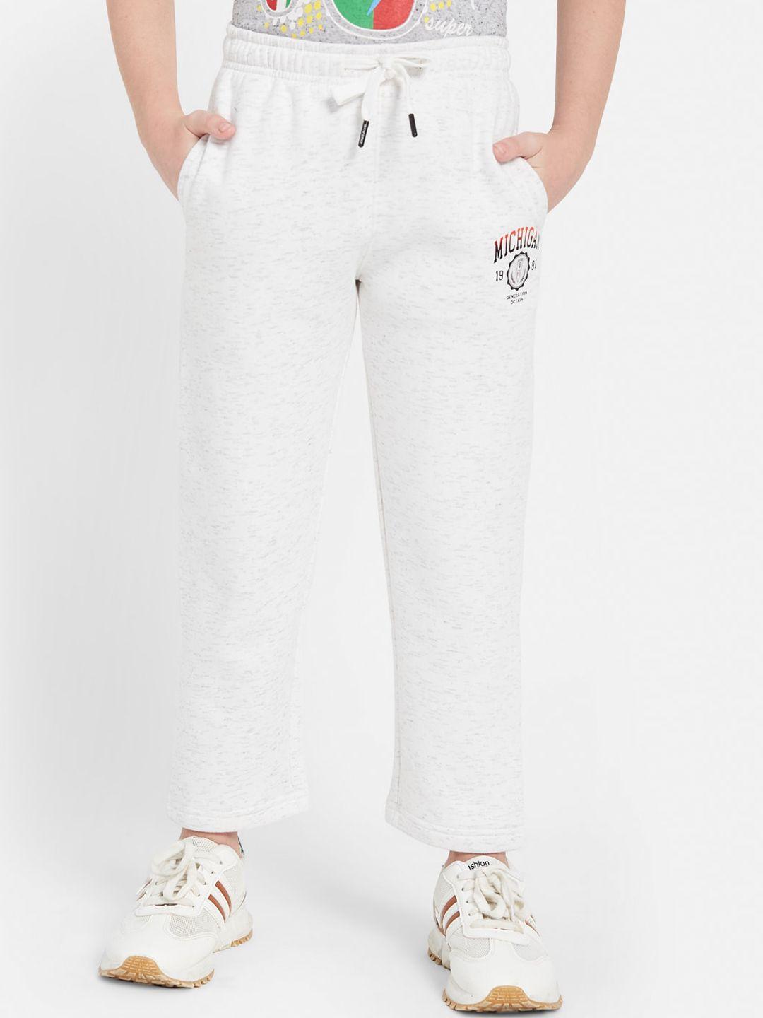 octave boys printed cotton track pants