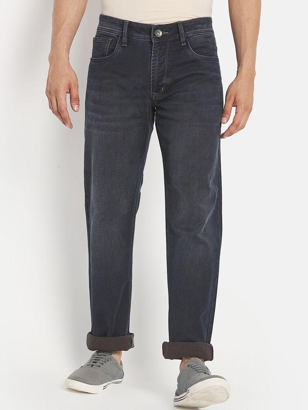 octave men grey stretchable jeans