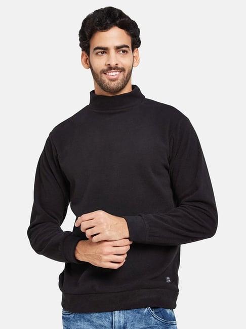 octave black regular fit sweatshirt