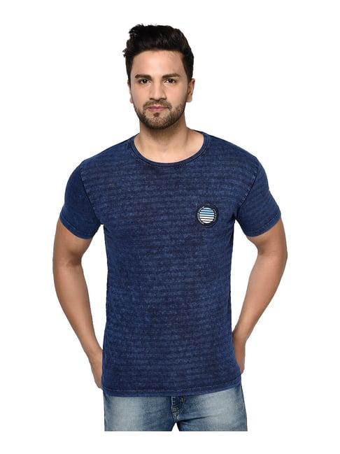 octave blue crew t-shirt