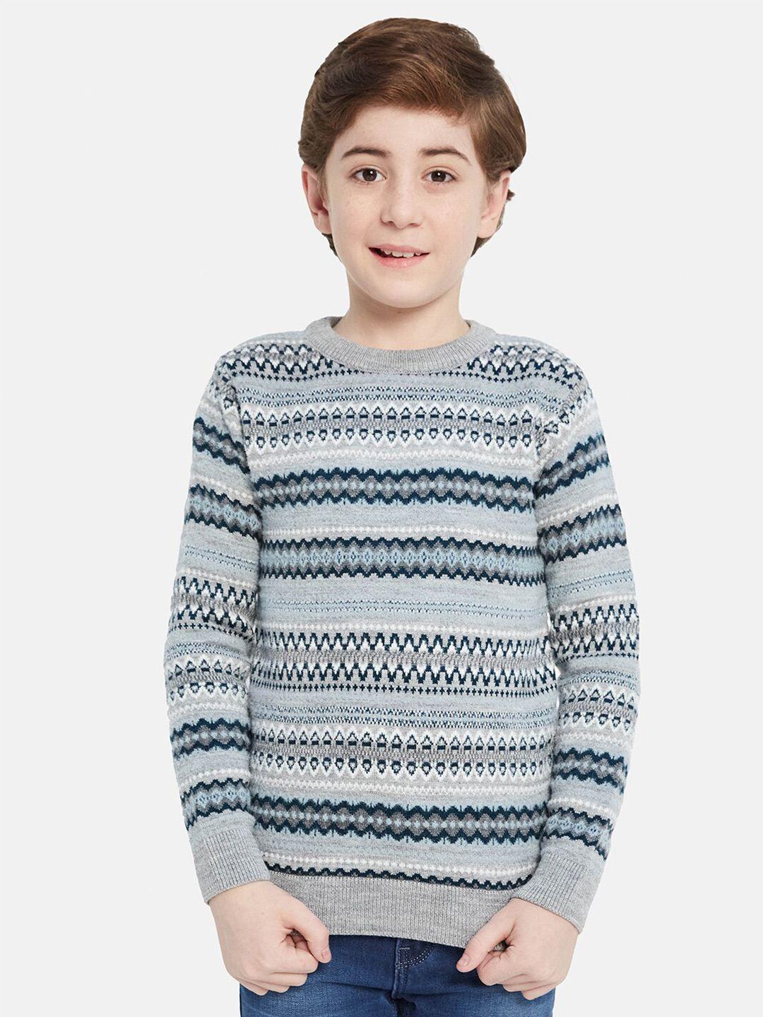 octave boys striped cotton pullover sweaters