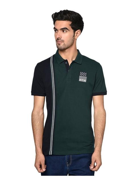 octave green polo t-shirt