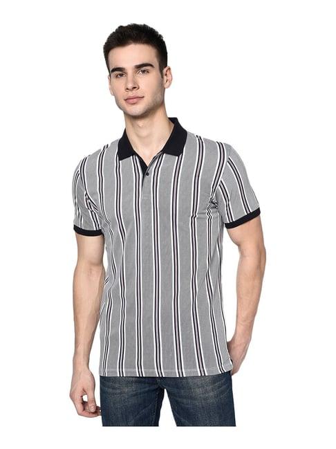 octave grey polo t-shirt