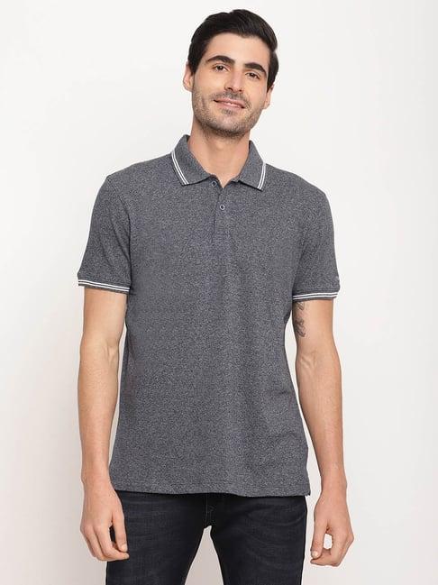 octave grey polo t-shirt