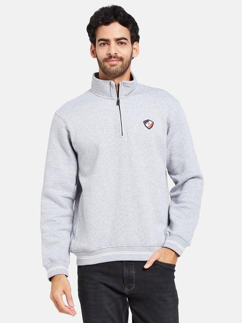 octave light grey regular fit sweatshirt