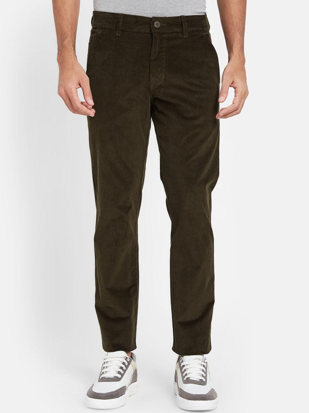 octave men mid-rise cotton trousers