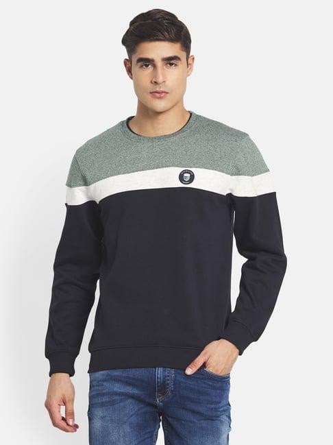 octave multicolor round neck regular fit sweatshirt