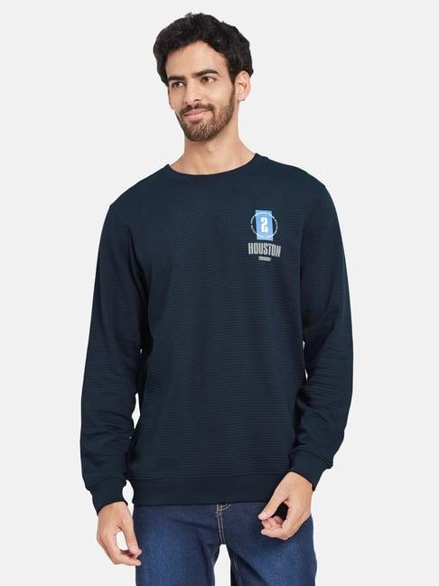 octave navy regular fit sweatshirt