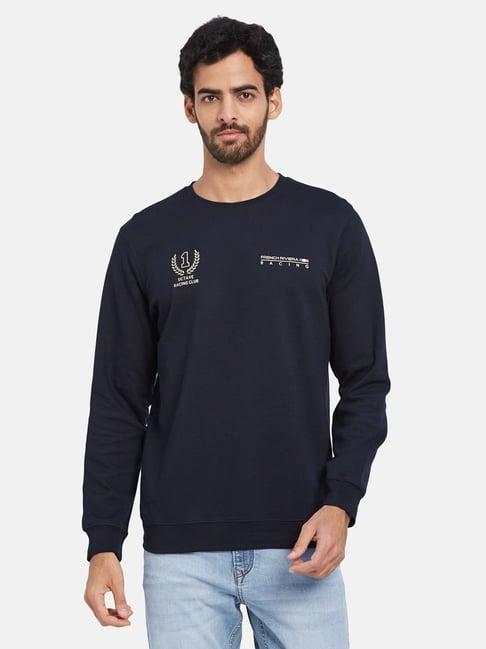 octave navy regular fit sweatshirt