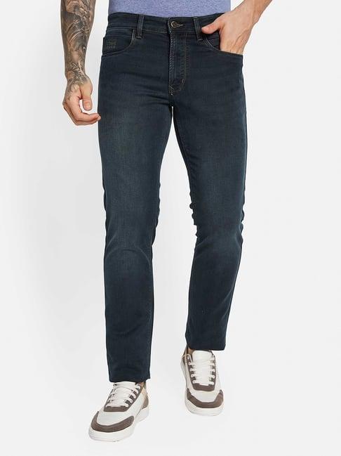 octave olive cotton regular fit jeans