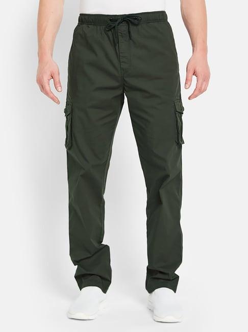 octave olive regular fit trackpants