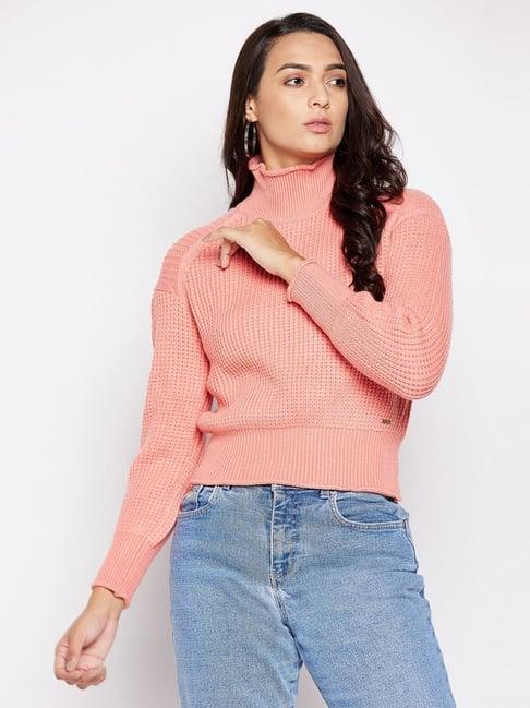 octave pink regular fit sweater