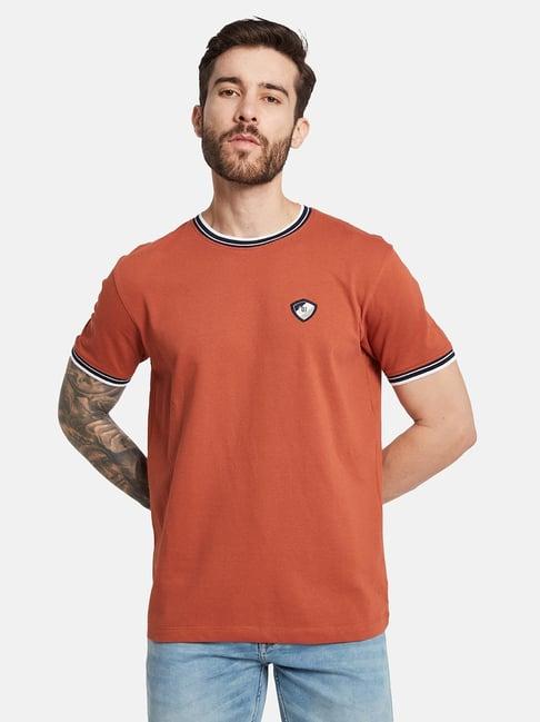 octave rust regular fit t-shirt