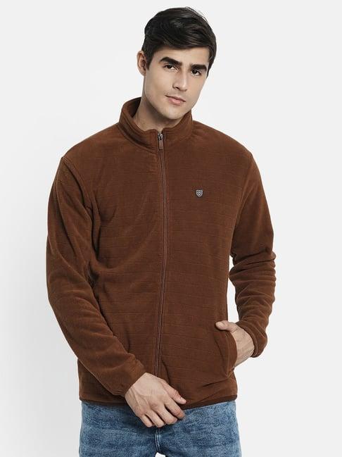 octave tan high neck sweatshirt