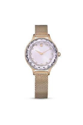 octea nova 40 mm x 33 mm rose gold dial metal analogue watch for women - 5650011