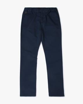 od pull on slim fit trousers