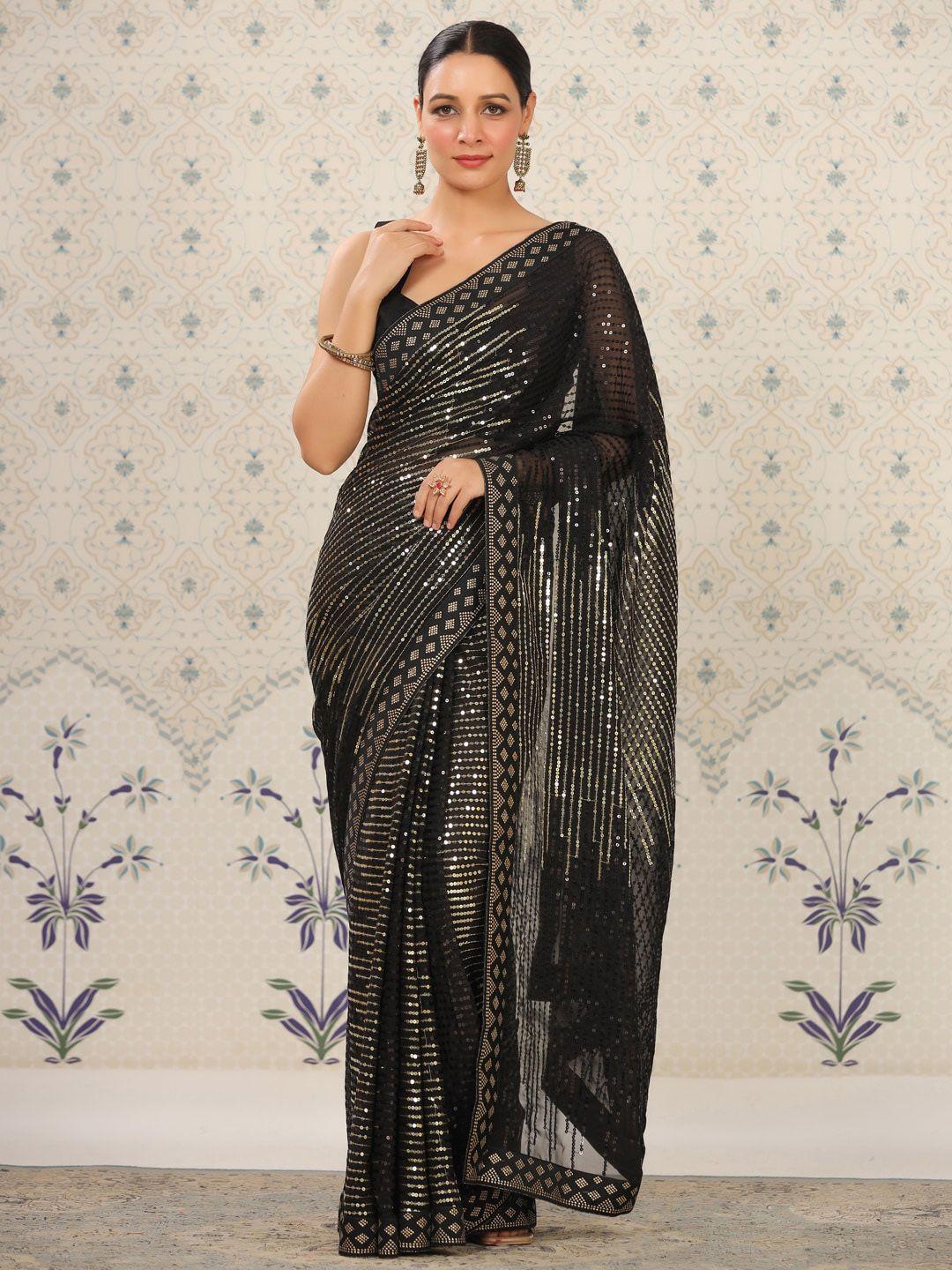 ode by house of pataudi embellished saree