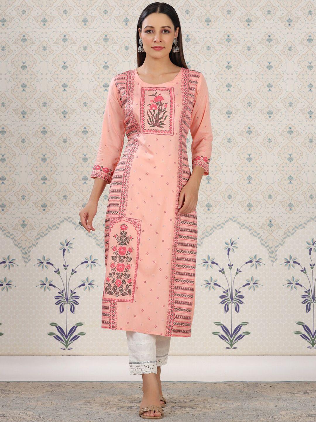 ode by house of pataudi ethnic motifs printed kurta