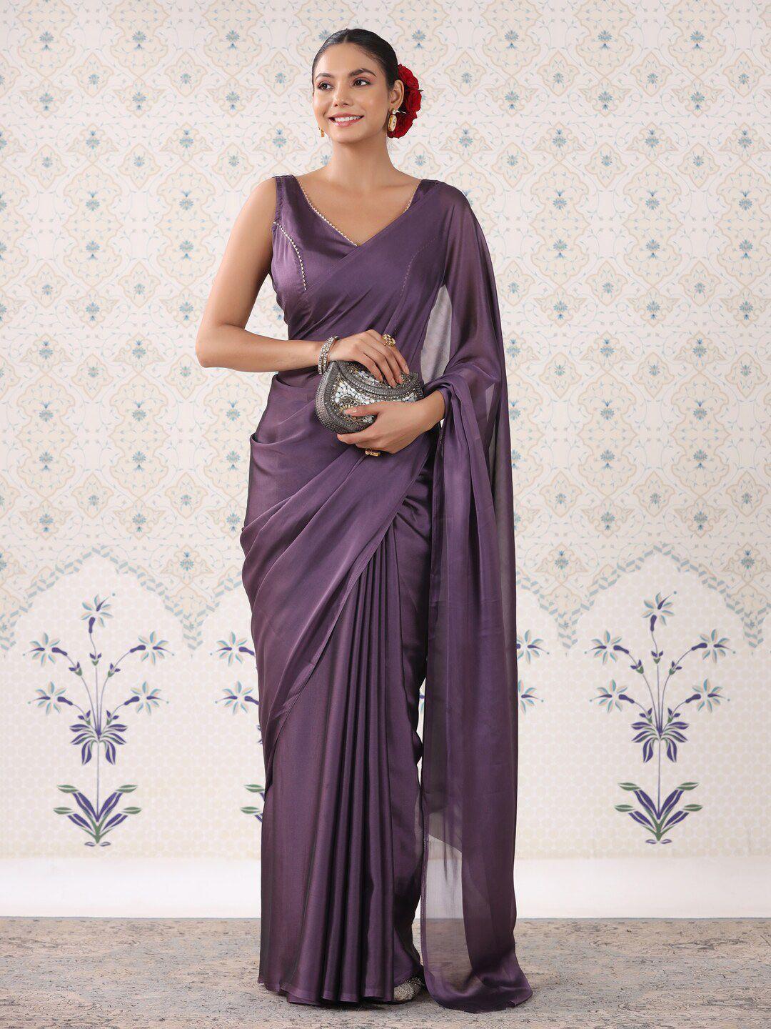 ode by house of pataudi pure georgette saree