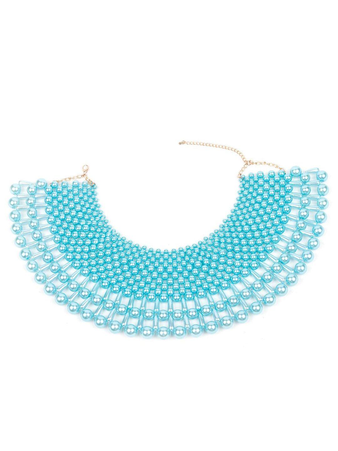 odette beaded collar necklace
