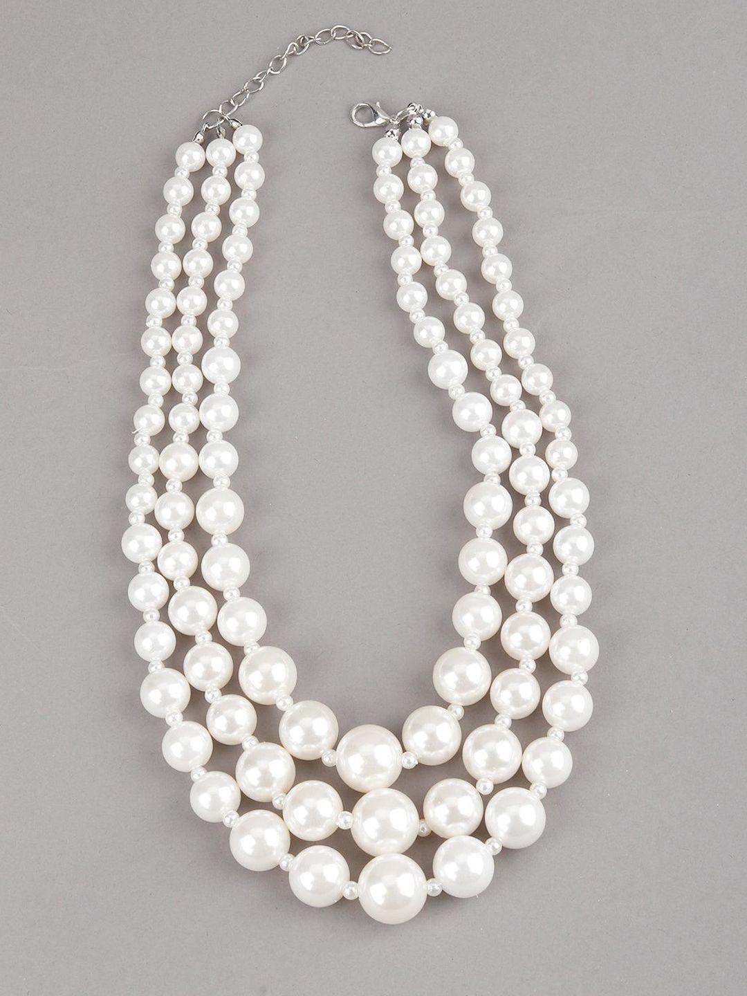 odette silver-plated layered necklace