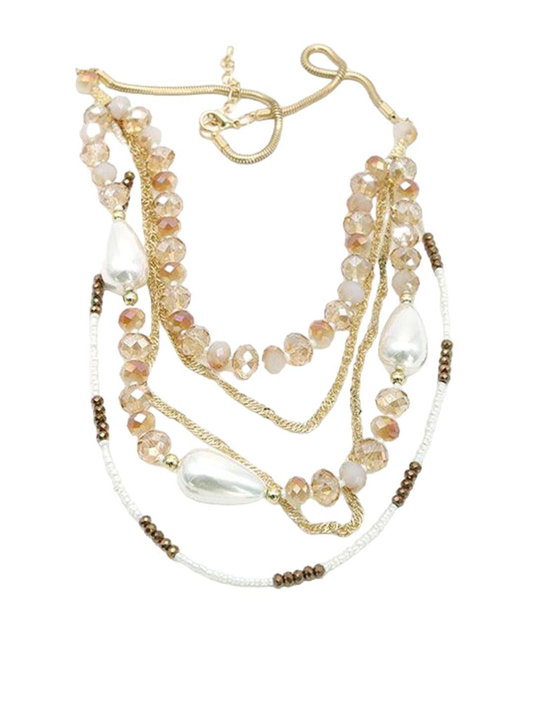 odette beaded layered necklace