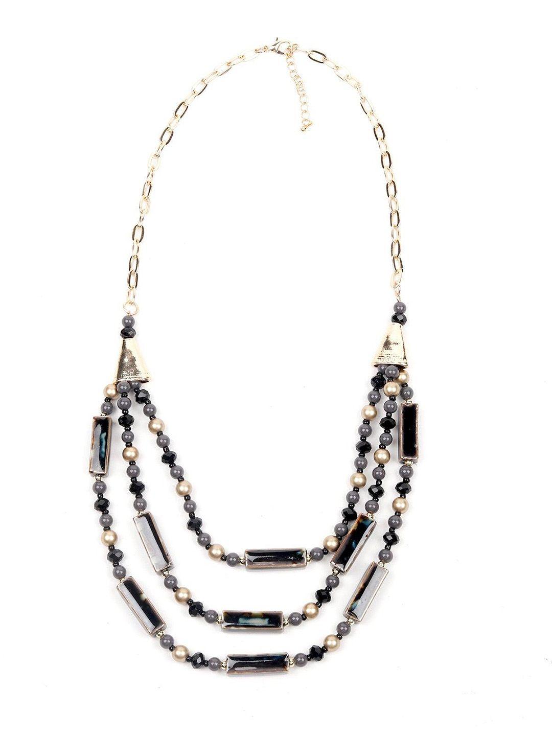 odette beaded layered necklace