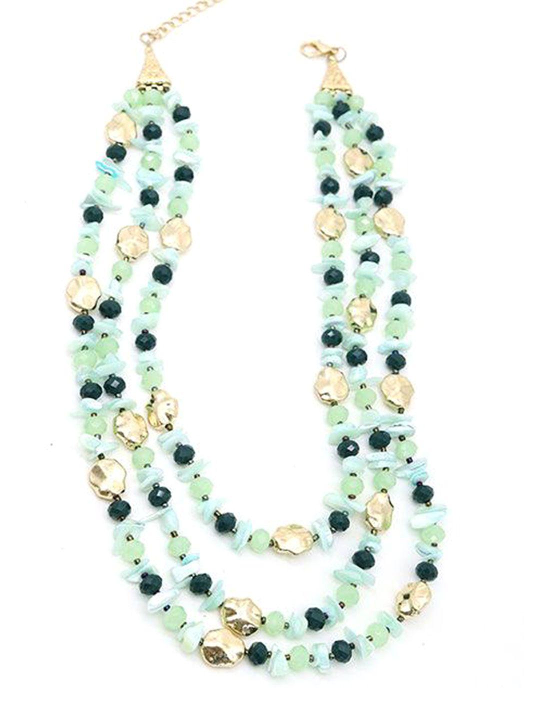 odette beaded layered statement necklace