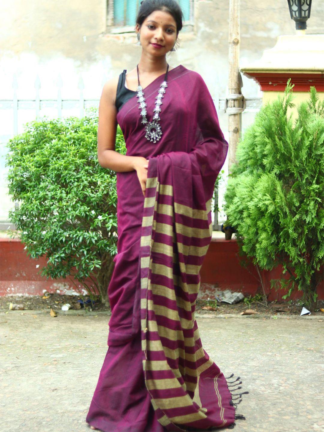 odette cotton blend festive saree