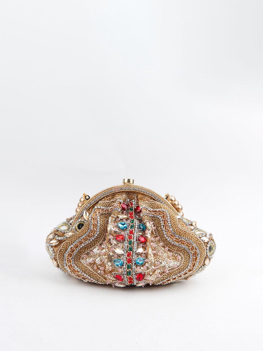 odette embellished potli clutch