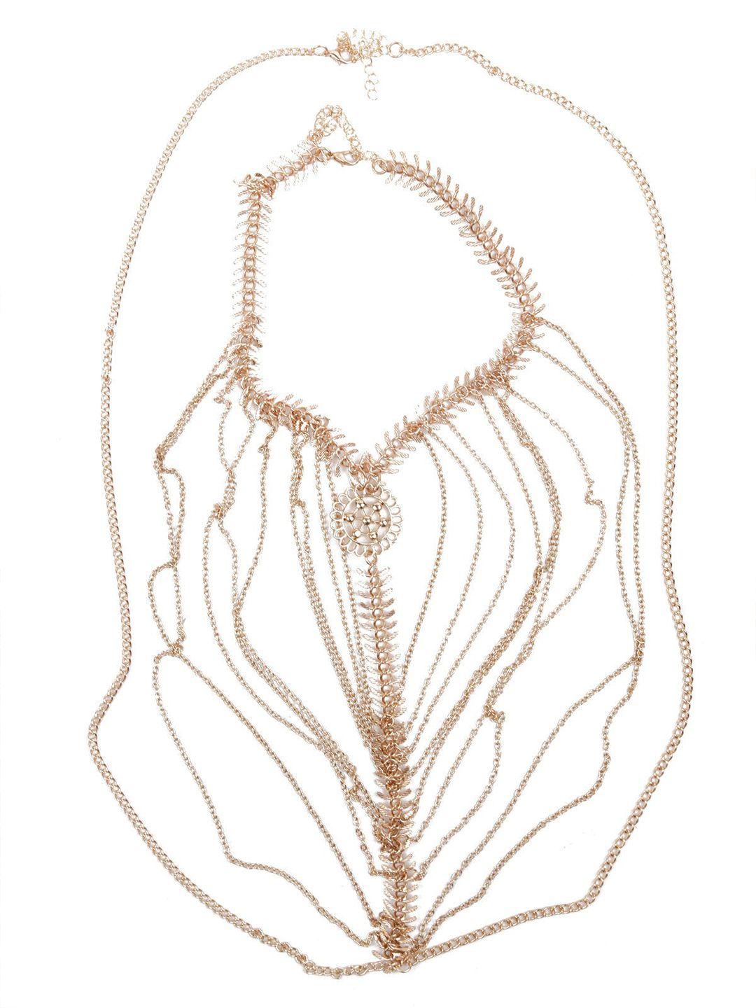 odette gold-toned layered necklace