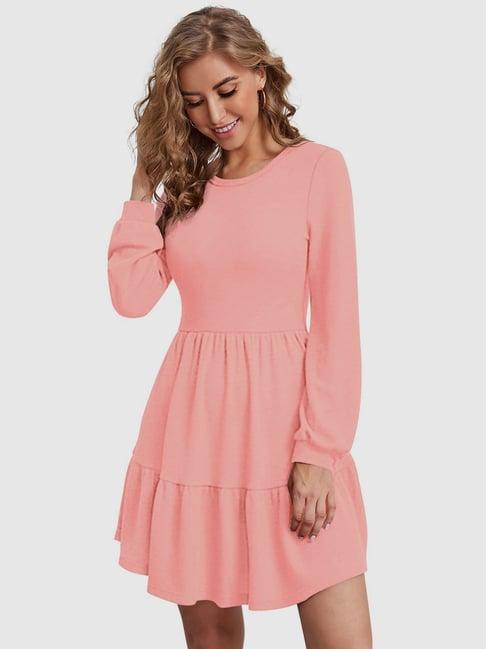 odette pink skater dress