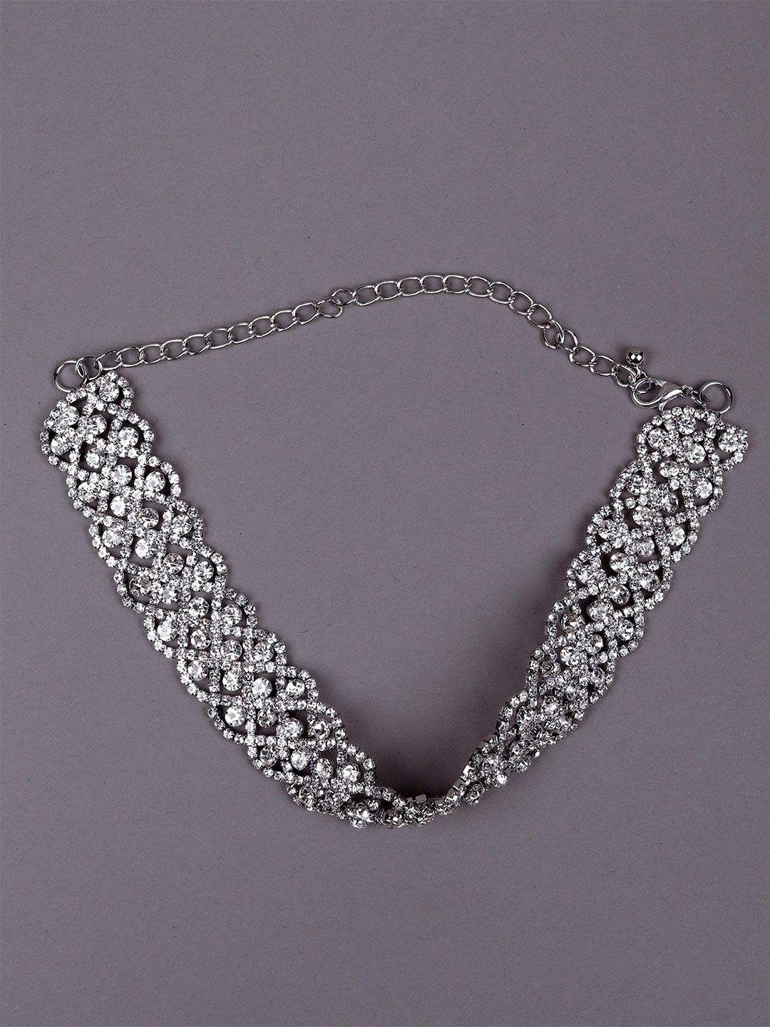 odette silver-plated statement necklace