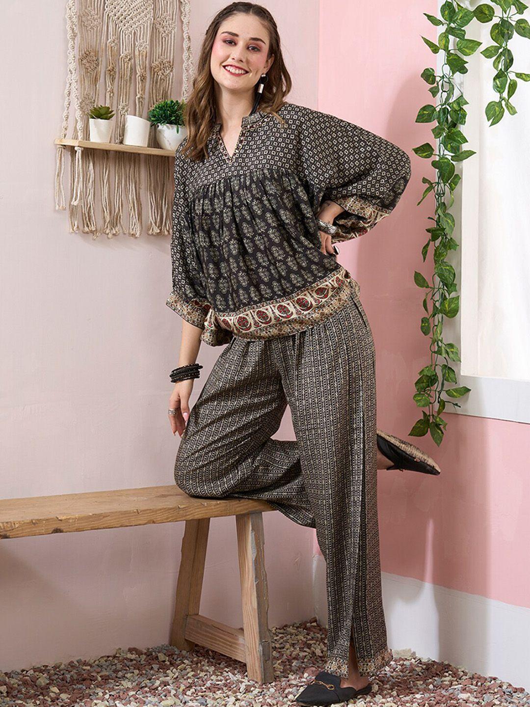 odette top with trousers co-ords