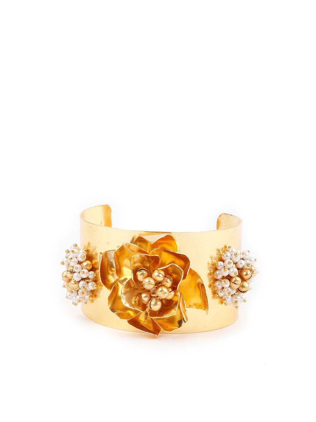 odette women gold-plated cuff bracelet