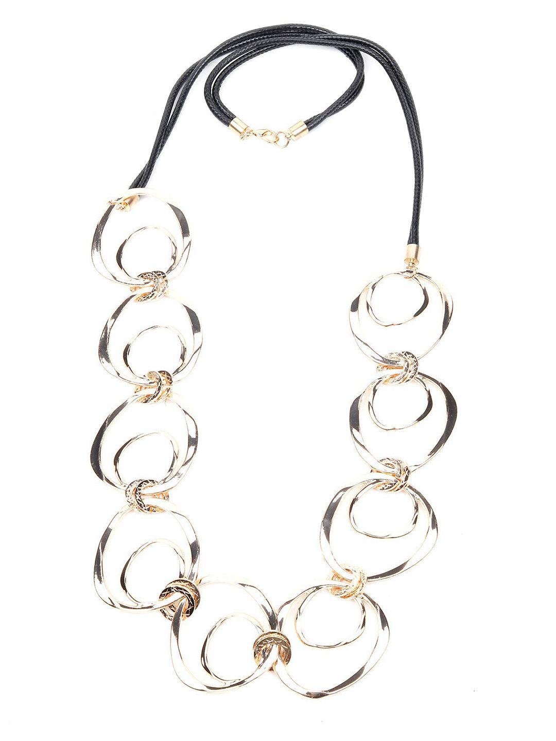 odette women gold-toned & black necklace