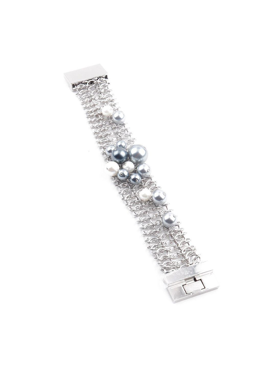 odette women silver-toned alluring bracelet