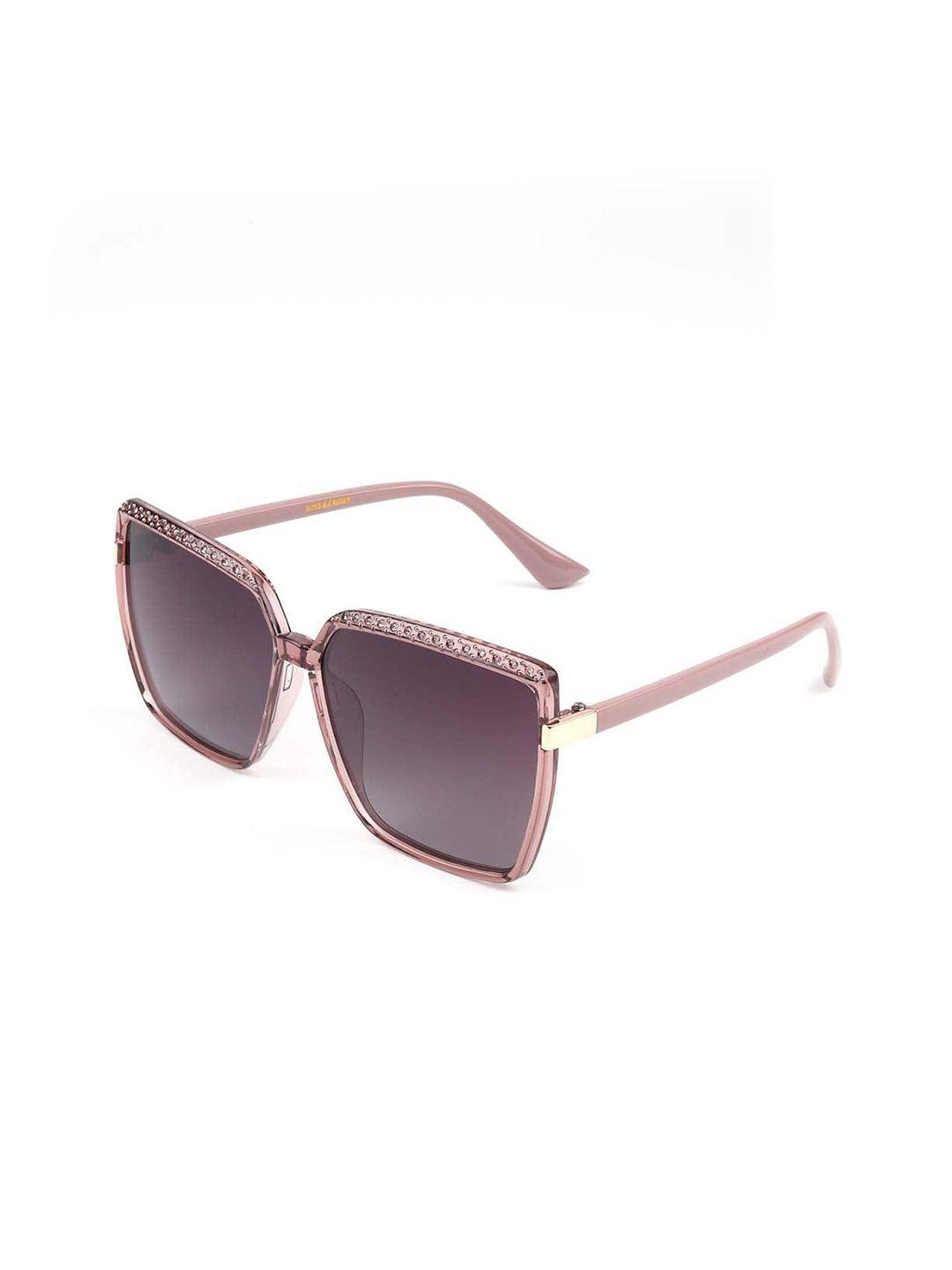 odette women square sunglasses with uv protected lens