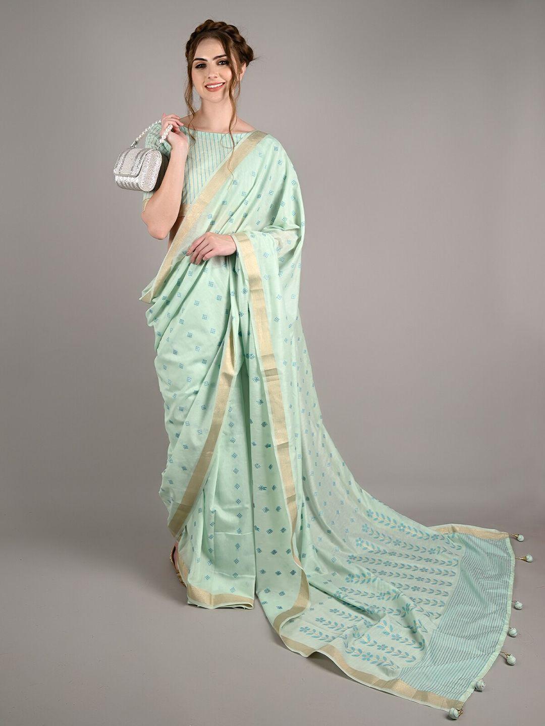 odette woven design zari saree