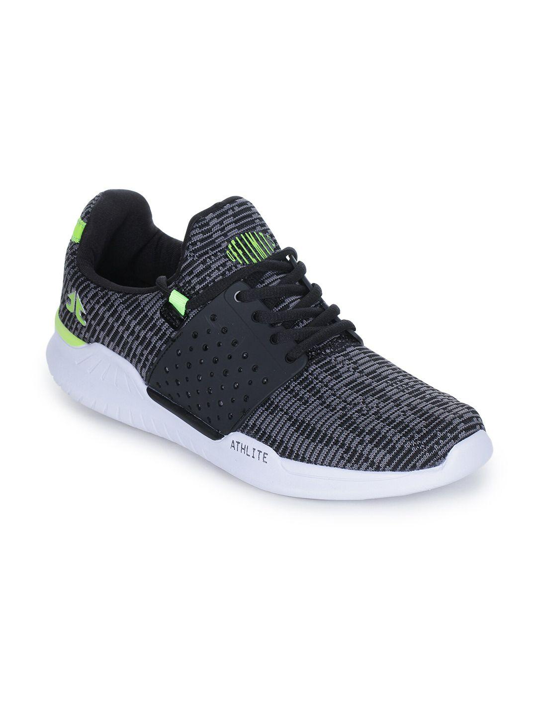 off limits men black mesh overcome running non-marking shoes