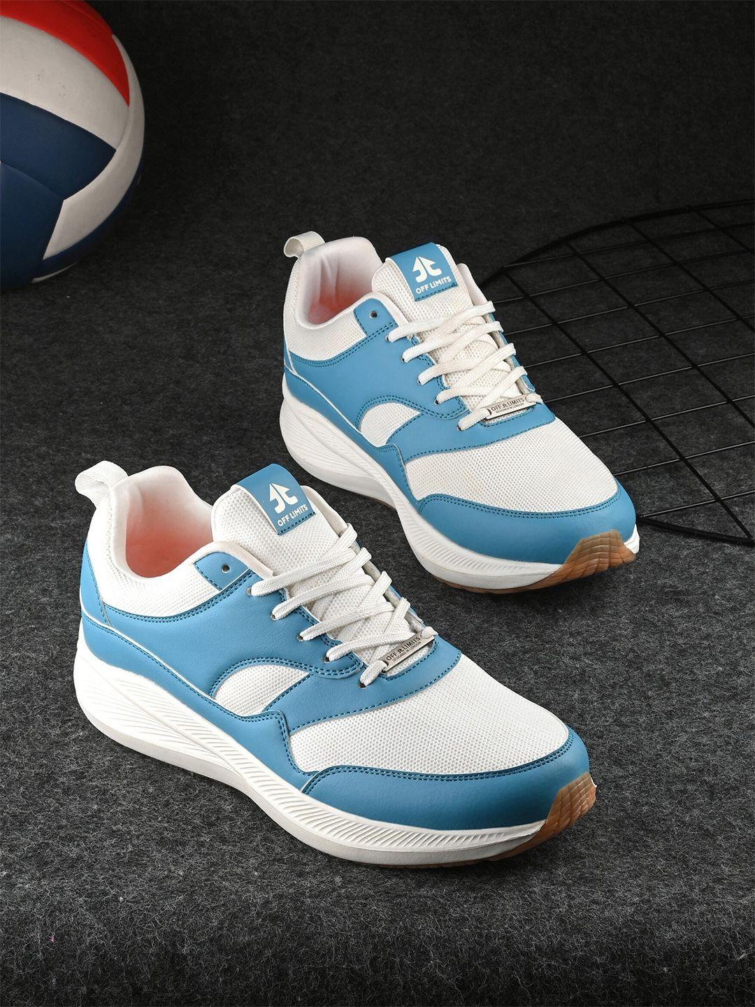 off limits men colourblocked lace-up sneakers