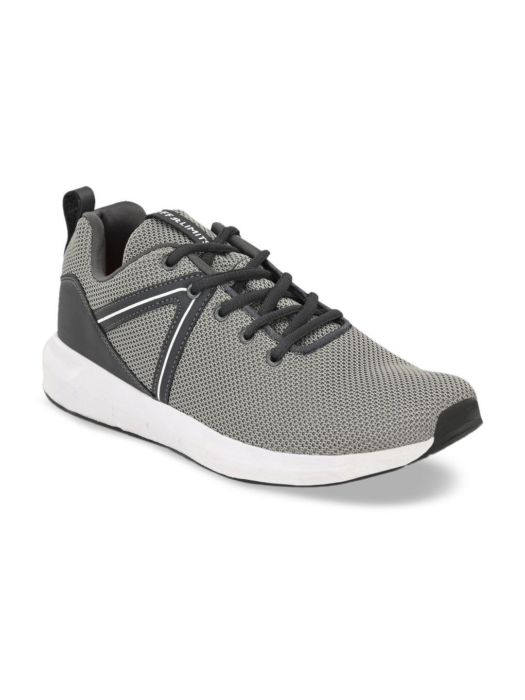 off limits men grey running sports shoes