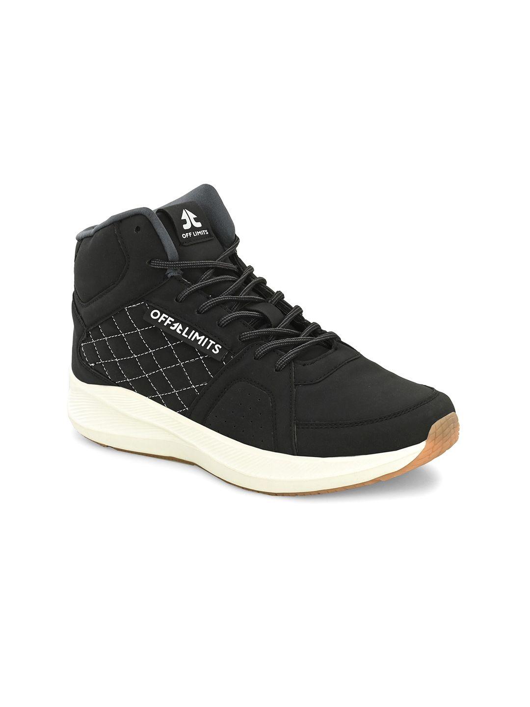 off limits men perforated high-top sneakers