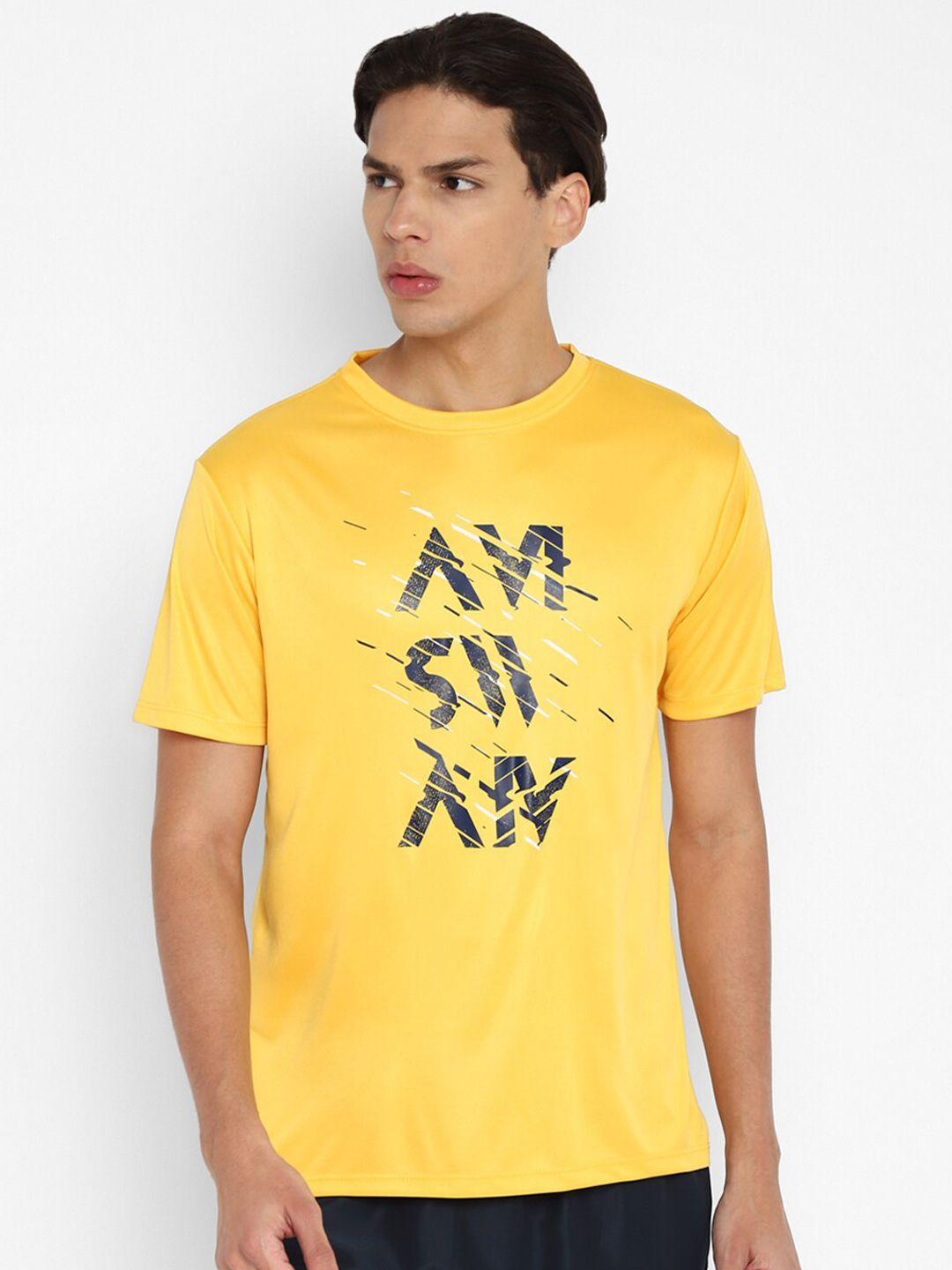 off limits men yellow printed t-shirt