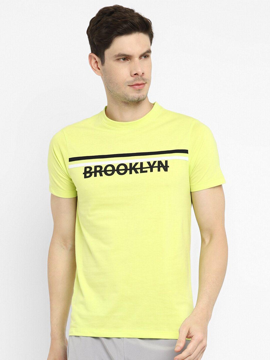 off limits men yellow typography t-shirt